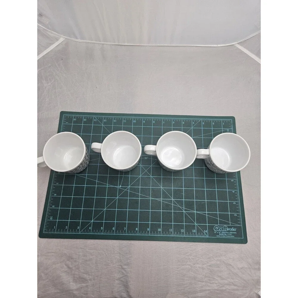 IKEA Coffee Cups Modern Design Maria Vinka Ungdom Set of 4 Dandelion